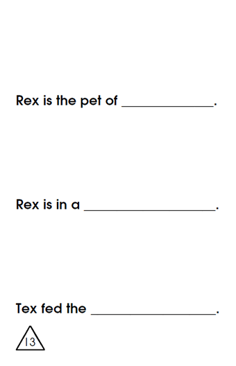 Fun Phonics :: Rex and Tex